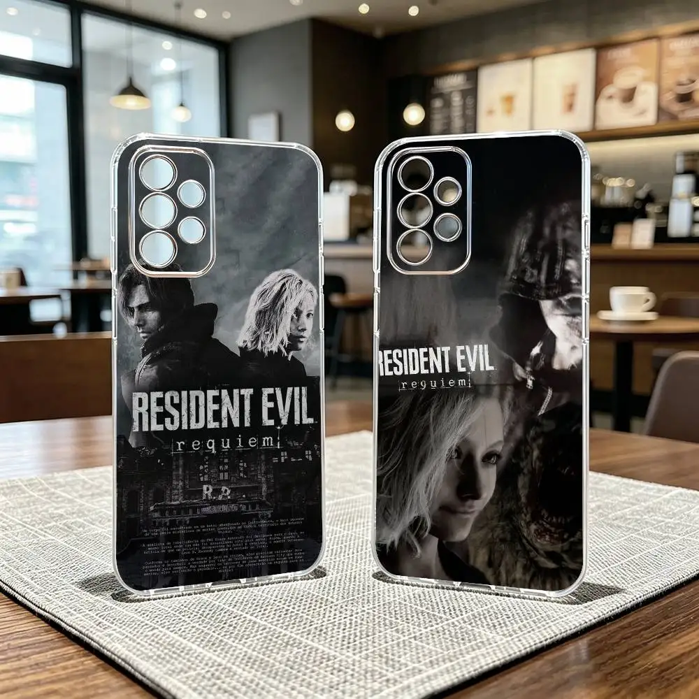 New game Resident-t Evil RequiemS Phone Case For Samsung S25,S24,S21,S22,S23,S30,Ultra,S20,Plus,Fe Transparent Cover