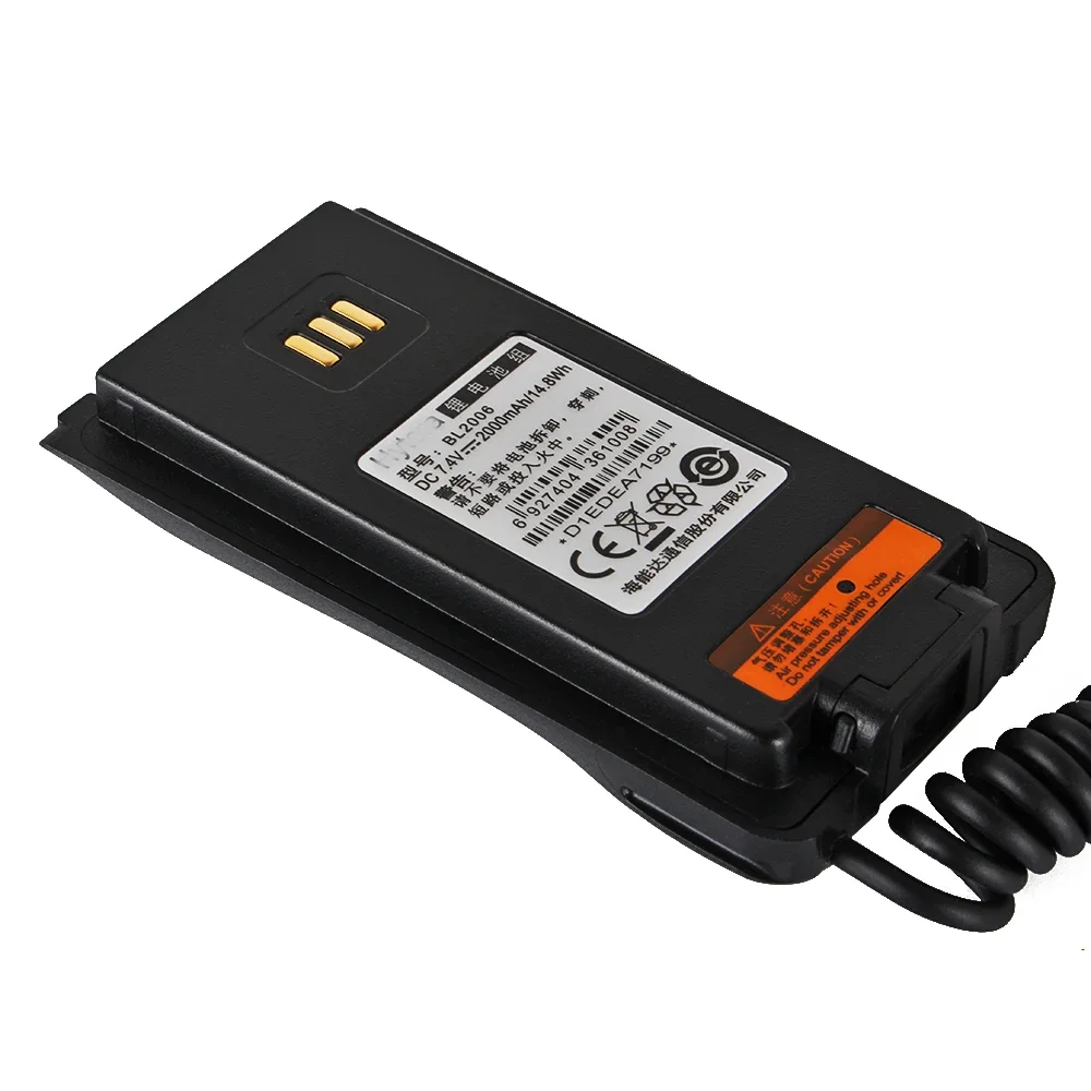 Автомобильное зарядное устройство для радиостанции, 12 В, адаптер для раций HYT Hytera PD700 PD780G PD780 BL2006, 7,4 В, 2500 мАч