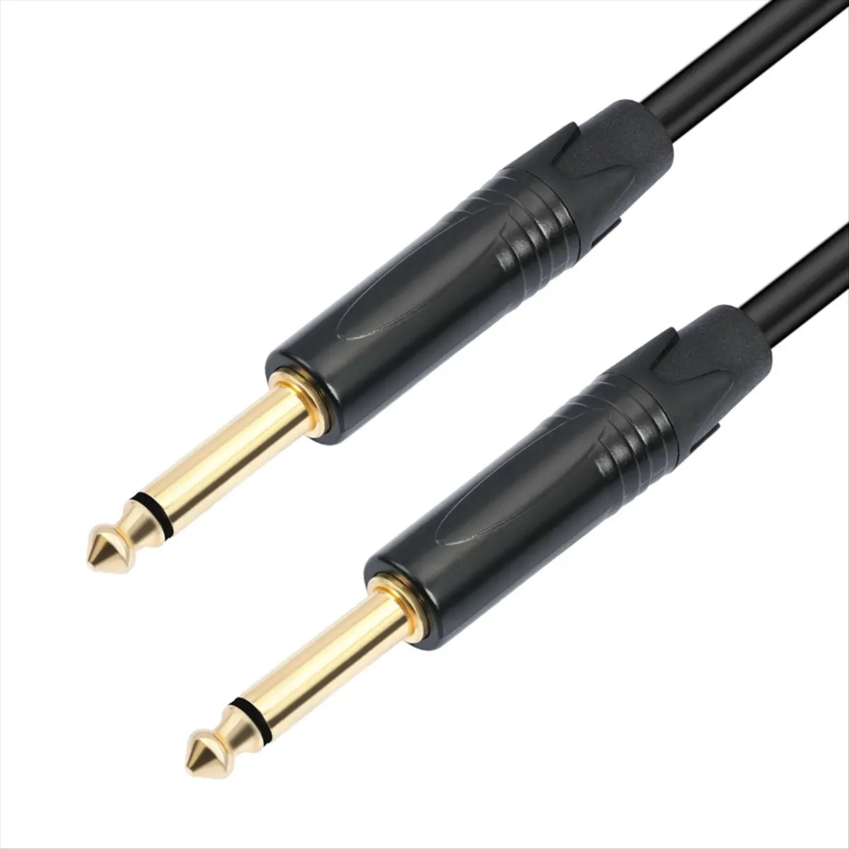 A61P 6.35mm 1/4 Guitar Cable Male to Male TS/TRS Balanced Stereo Audio Cable for Electric Guitar Bass Amp Mixer Speaker 300cm