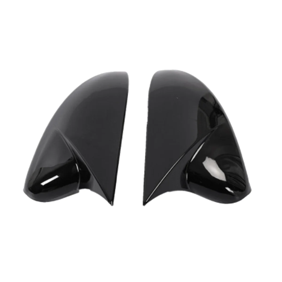 For Chevrolet Cavalier Onix 2019-2021 Glossy Black Car Side Rearview Mirror Cover Trim Accessories