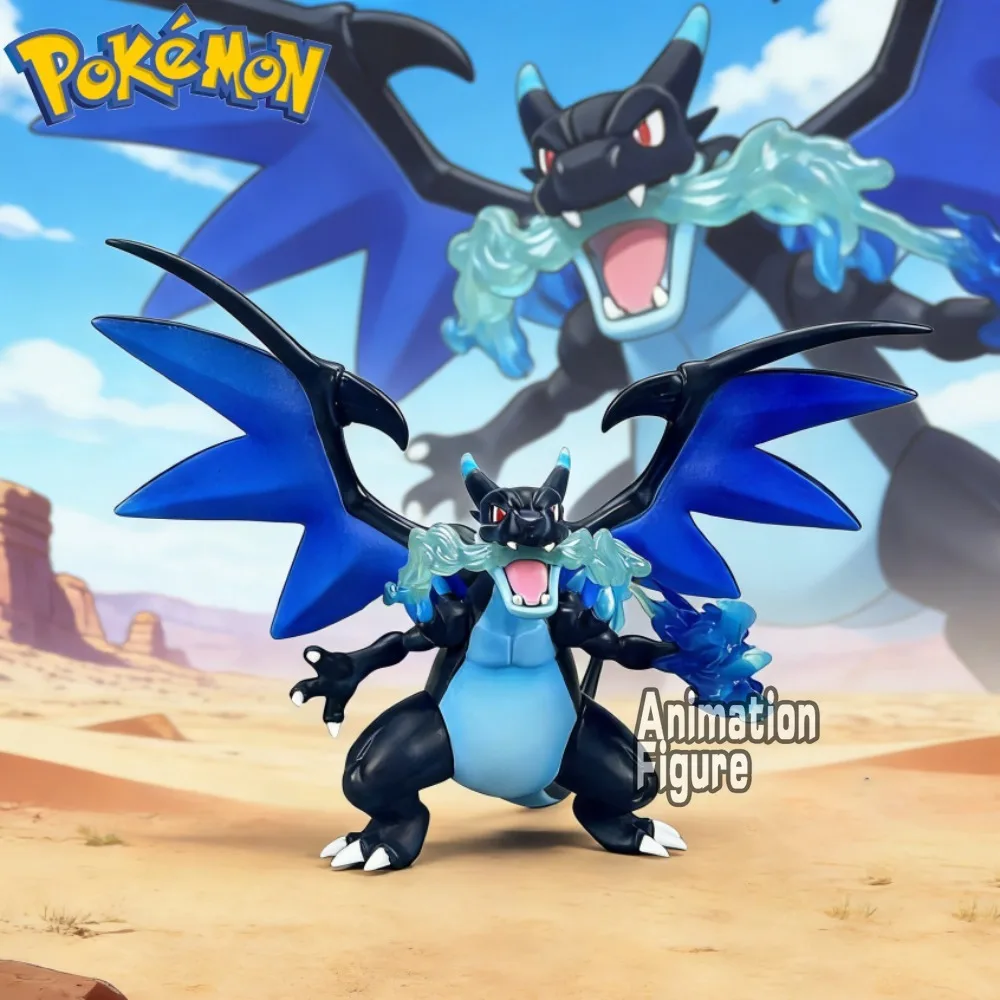 

12cm/4.72in Anime Pokemon Figure Charizard X Action Figures Pvc Statue Desktop Ornamen Collection Model Toys Gifts