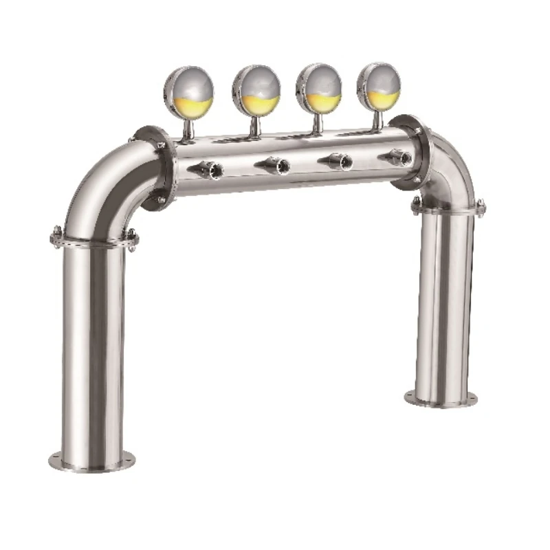 Bar Equipment Arcadia Draft Beer Tower U Tower 4/6/8 Way Beer Font Sliver Gold Bronze OEM Factory