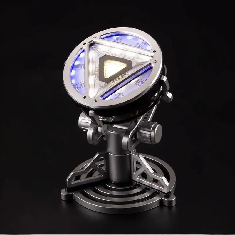 Nueva Lámpara de Pecho Reactor de Iron Man de Marvel 1:1, Juguete Coleccionable Usable, Decoración de Mesa para Fanáticos, Regalo Sorpresa