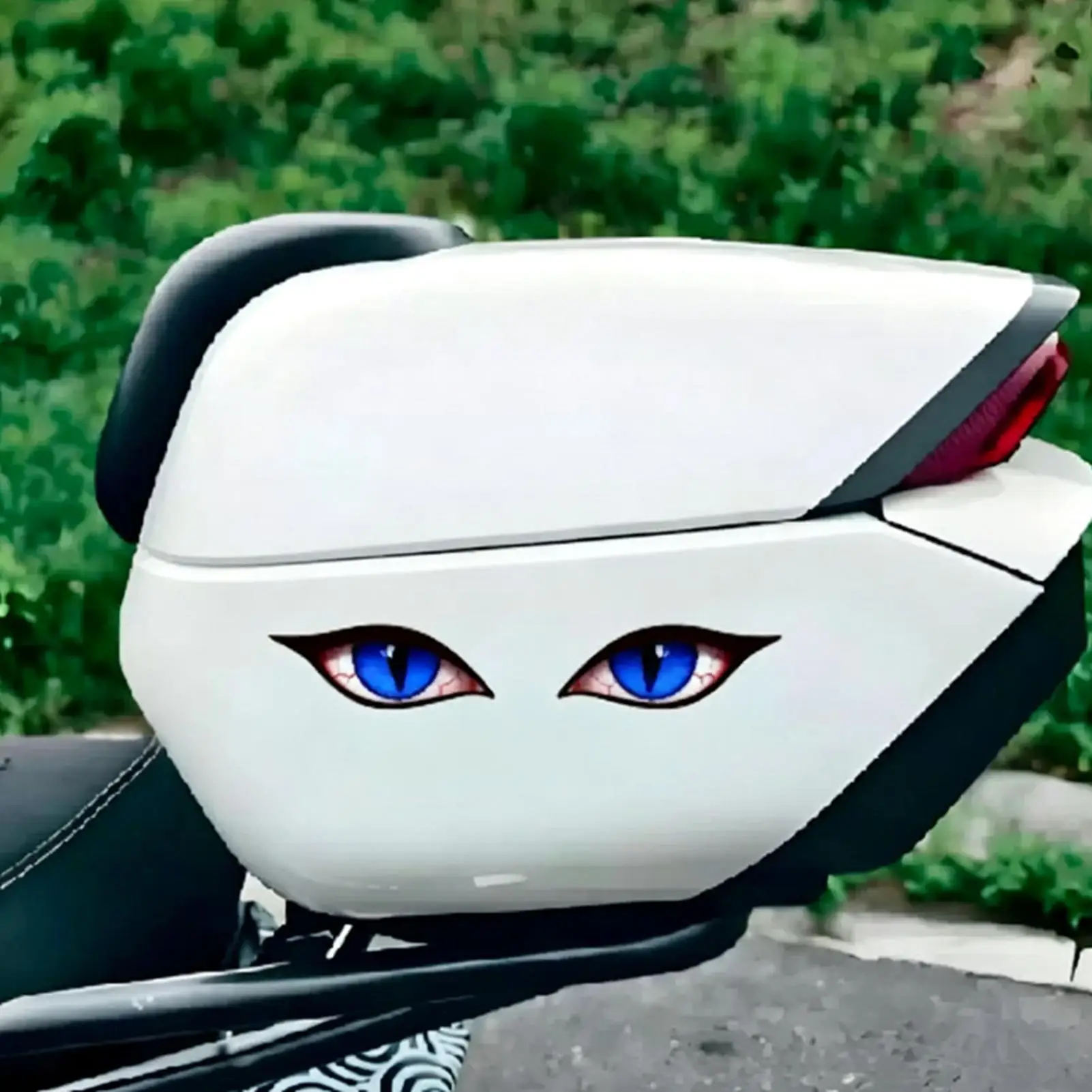 Car Decals Scary Eye Design Waterproof Vehicles Decals Side Mirror Stickers For Window Windshield Glass Motorcycle Truck SUV