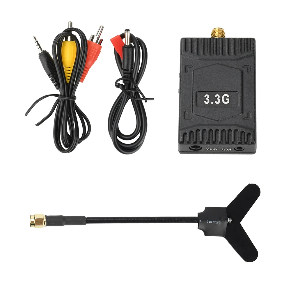 

3.3GHz 4W 6W VTX/VRX Analog Mapping Module Wireless Audio/Video Transmitter and Receiver 16CH -95dBm For FPV Video Transmitter