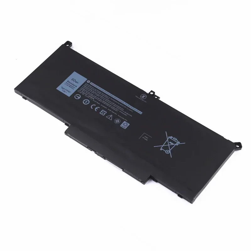 New F3YGT 60Wh DJ1J0 42Wh  Laptop Battery For Dell Latitude 12 13 14 7280 7290 7380 7390 7480 7490 E7280 E7290 E7380 E7390