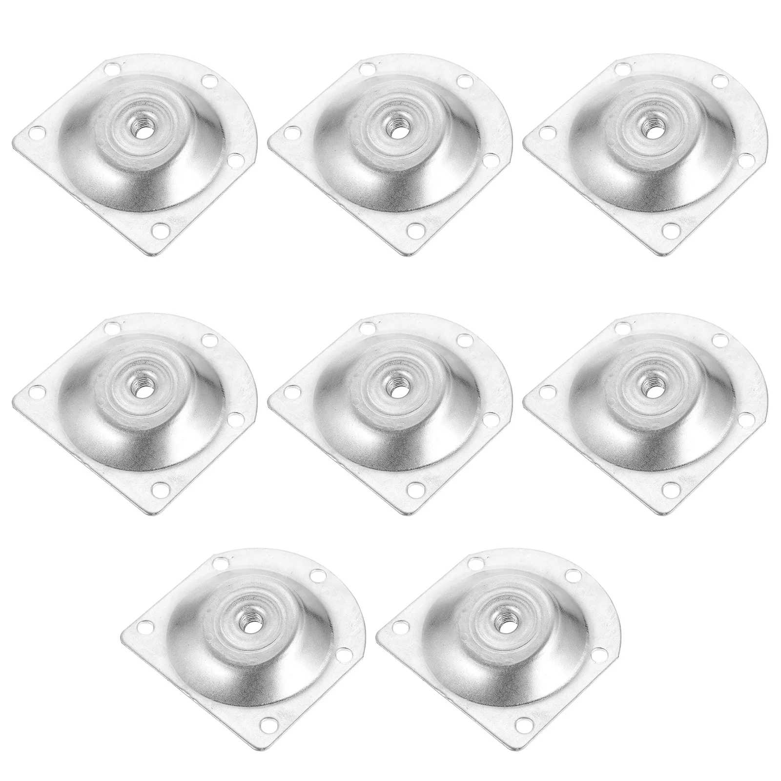 8개입 원형 테이블 다리 스페이서 12도 각도 장착 플레이트 가구 다리 경사 부착 하드웨어 목재 다리 액세서리