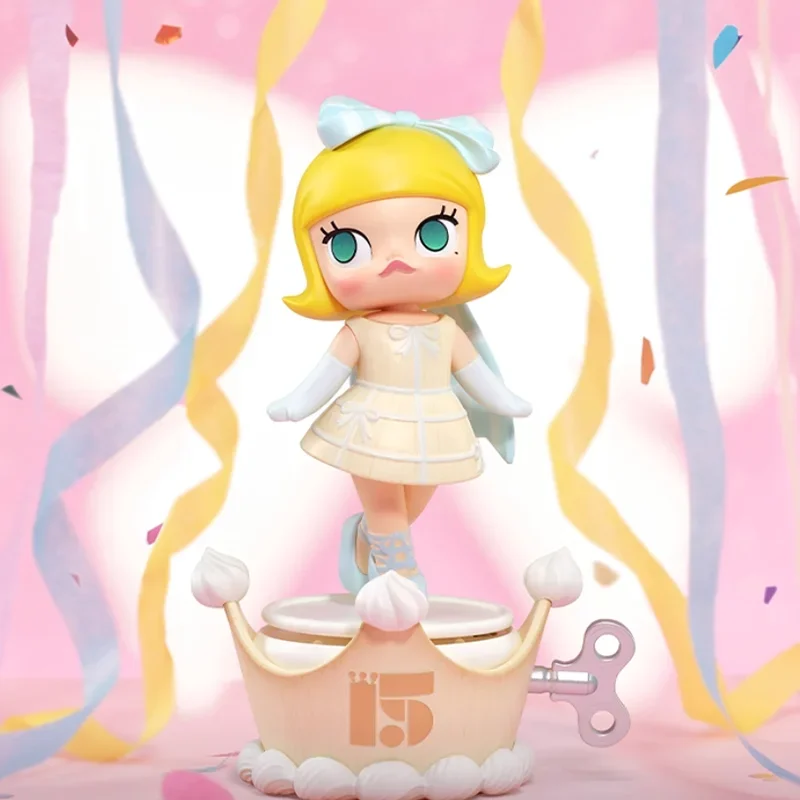 POP MART Celebrating The Moment POP MART 15TH ANNIVERSARY Series Trendy Blind Box Toy Trendy Xmas Toy in Stock