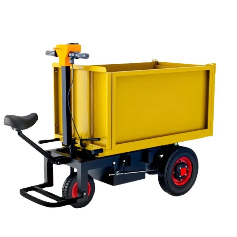 

Electric dump truck construction site hauler push engineering transport truck breeding farm manure truck