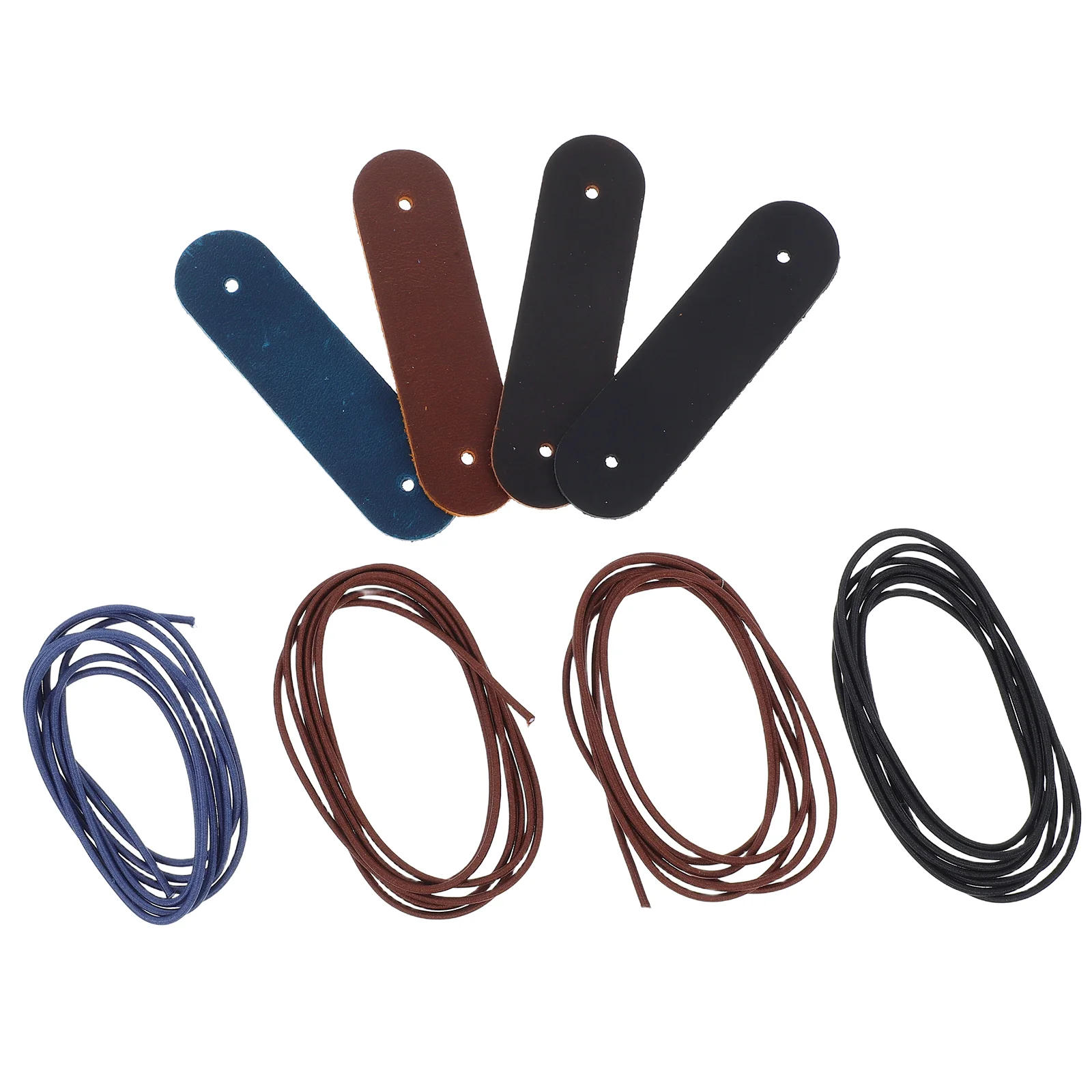 

4 Pcs Manual Laptop Accessories Edge Protection Travel Notebook Layer Cowhide Journal