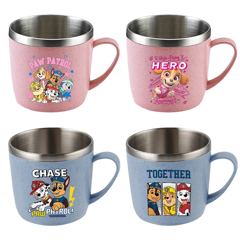 

Щенячий патруль, стекло для воды, мультяшный Скай Чейз, принт, бутылка для воды из нержавеющей стали, портативная кавайная кухонная утварь, подарки на день рождения для детей