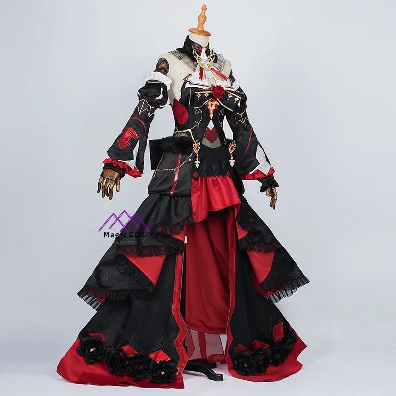 Honkai Impact3 gra Theresa Apocalypse przebranie na karnawał Anime Expo New Arrival sukienka na Comic Con Coser Party wysokiej jakości tkanina