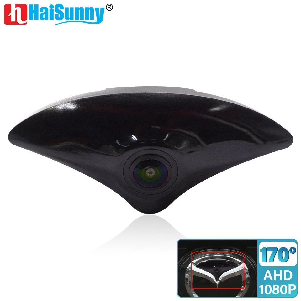 1080P 170 ° Car Front View Camera For Mazda CX5 CX-5 KE 2012 2013 2014 2015 2016 Fisheye Lens Night Vision Forward Logo Camera