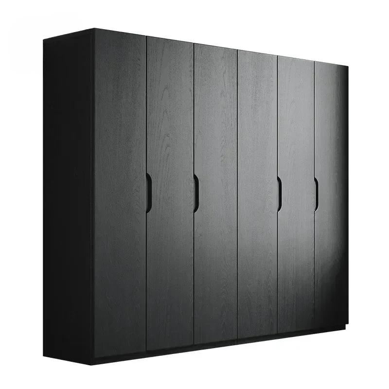 %Black Orgnizer Tall Wardrobes Wood Modular Quiet Clothing Dressing Clothes Wardrobes Bedroom Wooden Kleiderschrank Home Interio