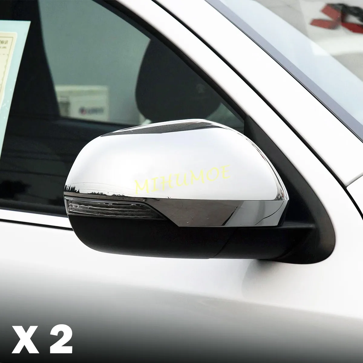 

Для Mitsubishi Pajero Montero Sport MK3 L200 Triton 2016-2025 годов хромированная крышка зеркала заднего вида накладка 2023 2022 2021 2020 2019