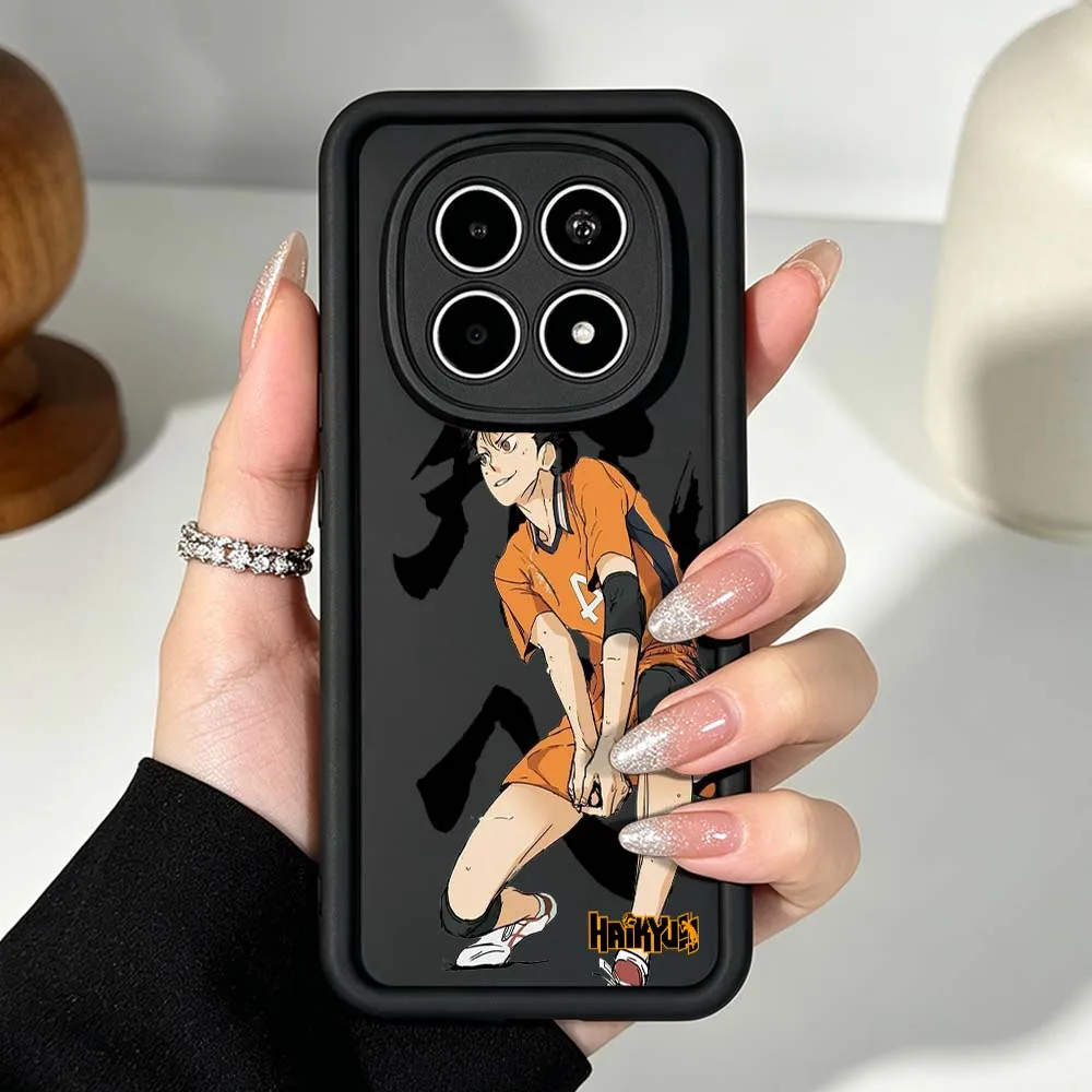 Haikyuu Handsome Phone Case For Xiaomi Redmi Note 15 14 13 12 11 10 14S 11S Pro Plus 5G Eye Ladder Silicone Cover view 3