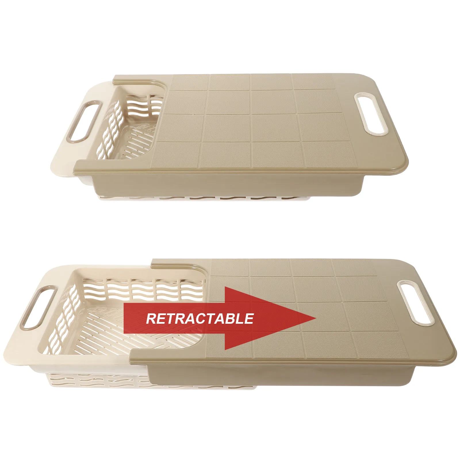 Multifunction Cutting Board Retractable Draining Plastic Kitchen Chopping Block Adjustable Sink Extension Meat Vegetable Washing