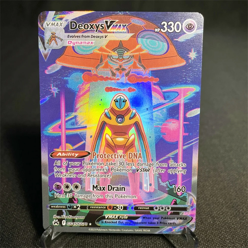 Pokémon Cards Foil Flash Card Sword-shield Series Charizard Deoxys Sylveon Suicune Game Collection Cards Toys Gifts Proxy Card