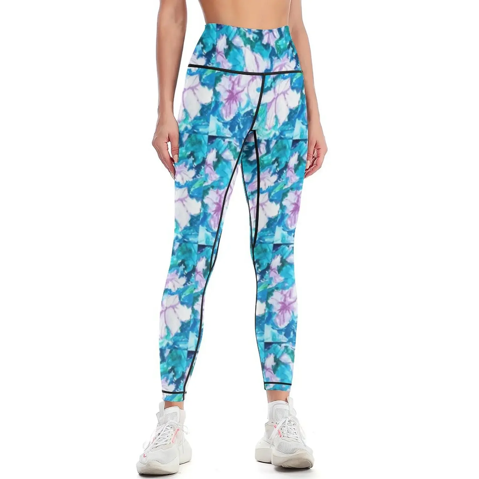 

flowers in the woods Leggings Leginsy push up push up tights for Women sportwear gym top Womens Leggings