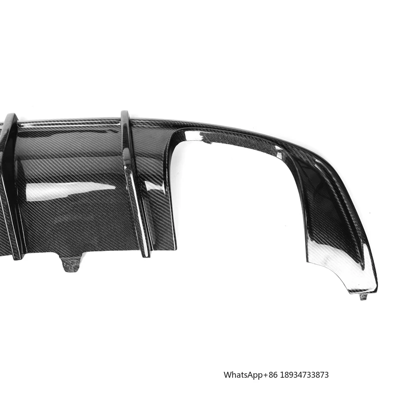 

Автомобильные бамперы в стиле KB из углеродного волокна с двойным выходом для Audi A5 B9 S5 Sports 2017 2018 2019 A5 S5, диффузор заднего бампера