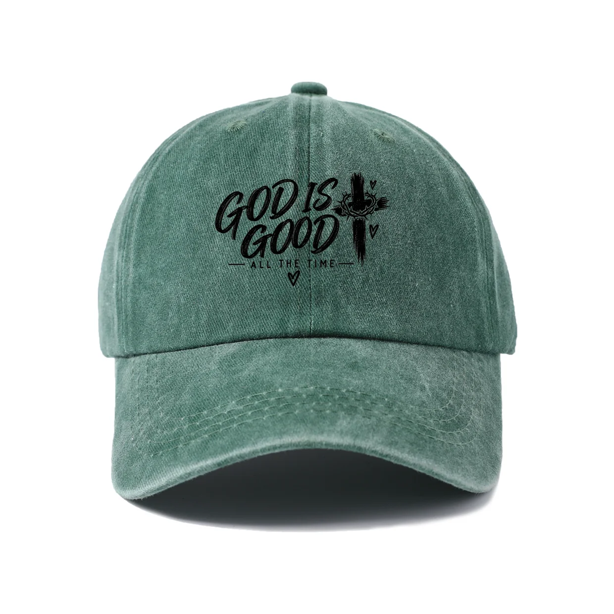 Vintage Quote Graphic Baseball Cap, Vintage Washed Adjustable Unisex Dad Hat, Everyday Gift