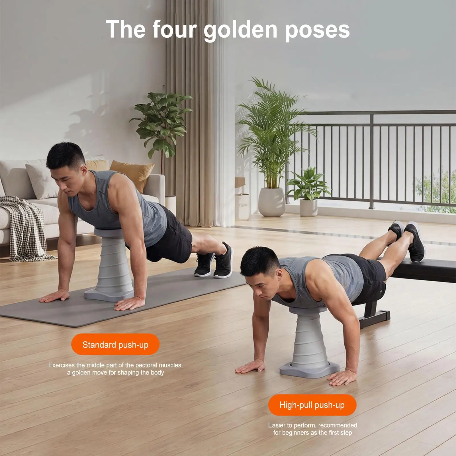 

Push Up Stand Training Support Home Gym Accessories Abdominal Workout Push Up Assist For Chest Shoulder Tricep Bicep Abdominal