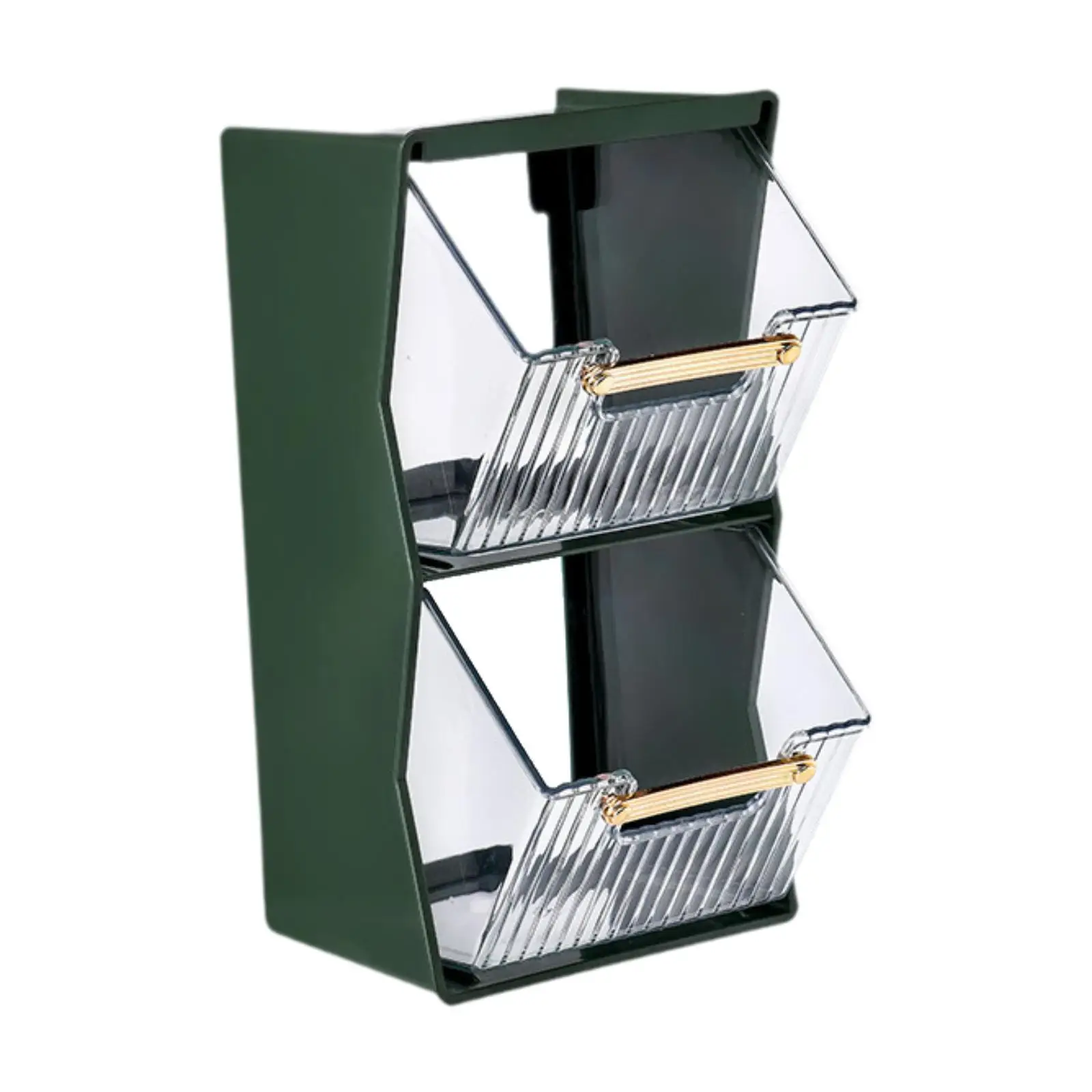 Tea Packet Rack Makeup Organizer 2 Tiers Multi-scenario Detachable Teabag Shelf