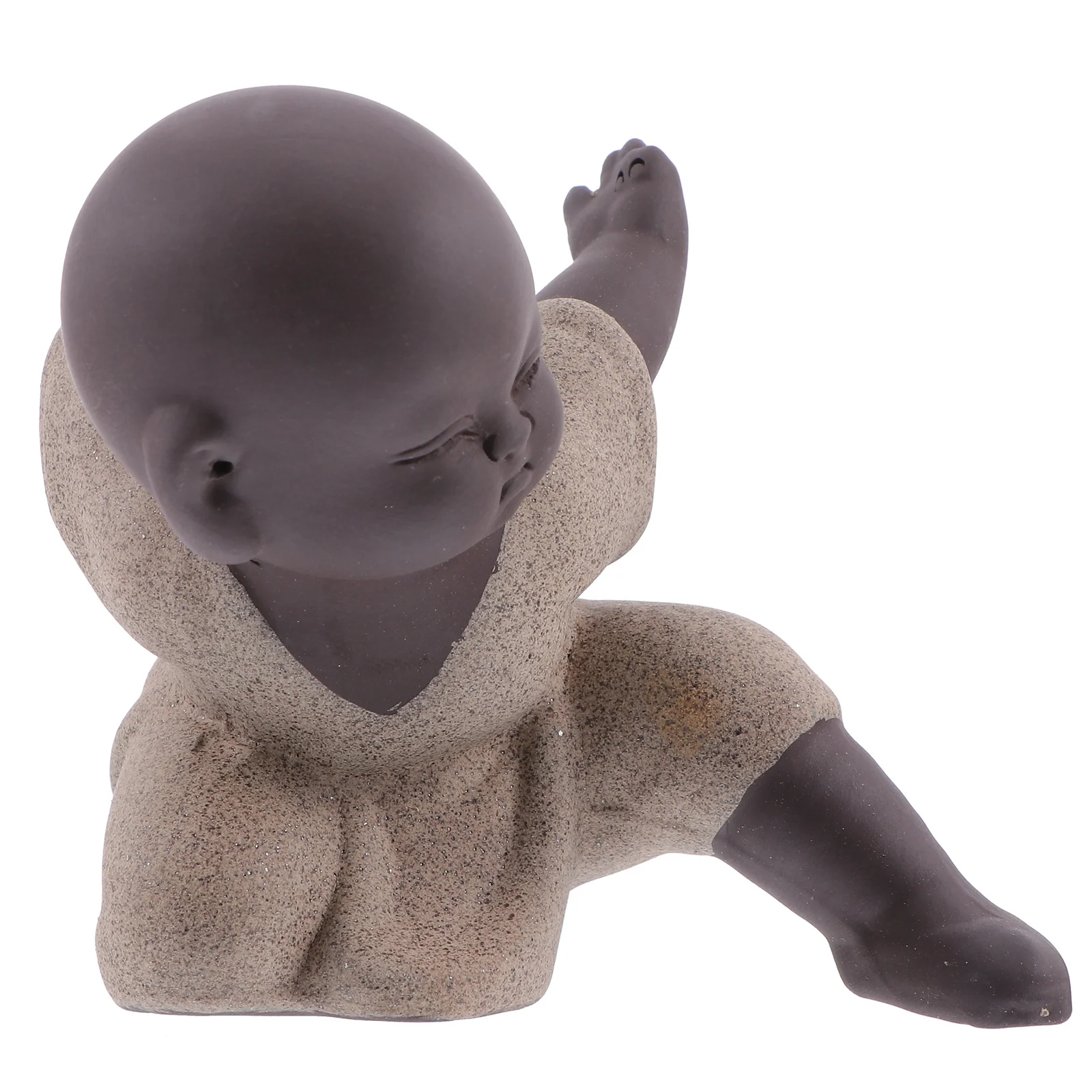 

Ceramic Little Monks Buddha Statue Home Office Decoration Meticulous Craftsmanship Vivid Sculptures Good Fortune Desktop