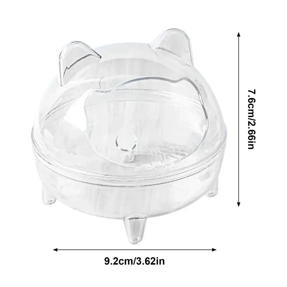Toilettes pour Hamster, maison de bain Chinchilla, salle de bain ours doré, champ de vision entièrem