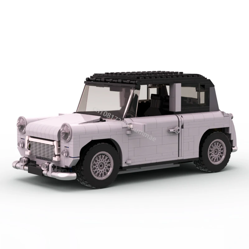 

In Stock Classic Retro MINI Cooper Car Model Building Blocks DIY Assemble Vehicle Bricks Children Toys Birthday Gifts 10262-B