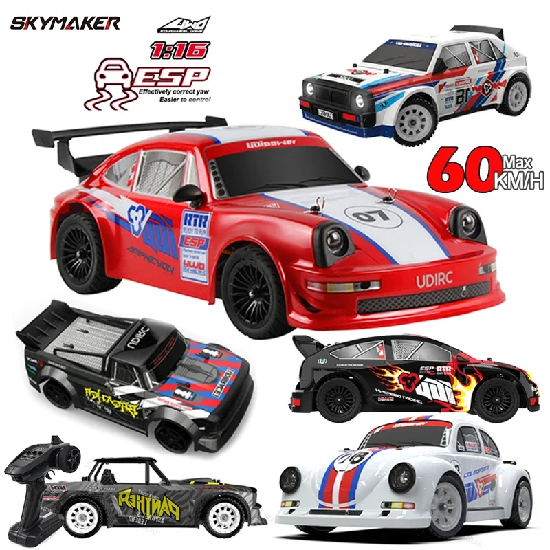 

RC Racing Car 1/16 UD1604 UD1603 Ud1607 UD1608 RC Car High Speed 2.4G Brushless 4WD Drift Remote Control Drift Car toys For Boys