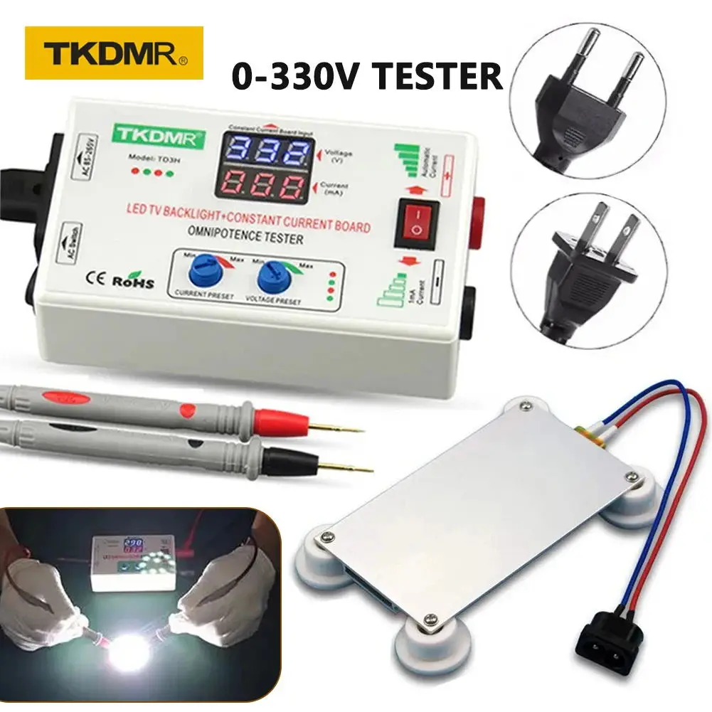 

TKDMR 0-330V LED TV Backlight Tester Smart-Fit Manual Voltage Tester Adjustment Constant Current Driver Board Repair LED Bead