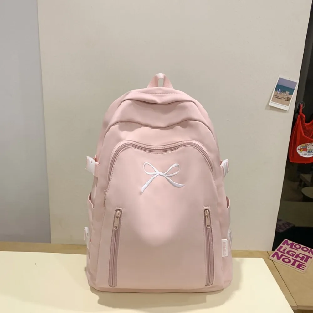 

Waterproof Laptop Bag Nylon Lightweight Children's School Backpack Large Capacity Embroidery Book Bag School Office