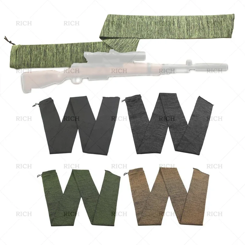 Chaussette pour pistolet, tricot en Polyester, housse de protection pour fusil, sac de rangement étanche à l'humidité, étui pour fusil de chasse Airsoft