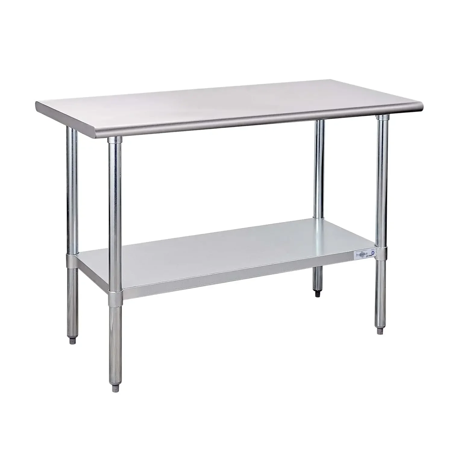 Steel Prep Table NSF Commercial Work Table with Undershelf for Kitchen Restaurant 24×48 Inch