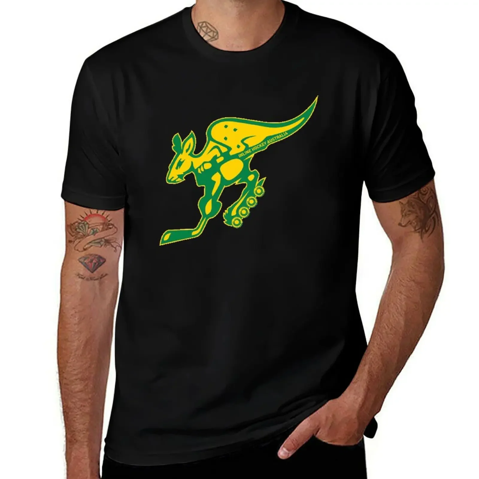 

Inline Hockey T-Shirt shirts graphic tee sports fans t shirts for men