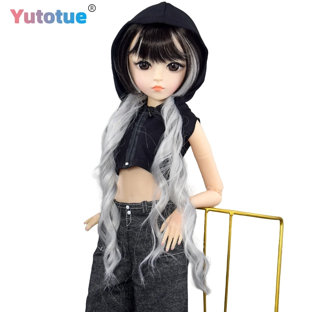YUTOTUE 60 cm Höhe Mode Mädchen Puppe Spielzeug mit Komplettset Abnehmbare Kleidung Outfits Make-Up Gesicht BJD Puppe Geschenk