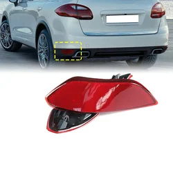 Car Rear Bumper Lights Cover Tail Fog Lamp Reflector For Porsche Cayenne 2011- 2014 95863110500 95863110600 Rear Signal Lamp