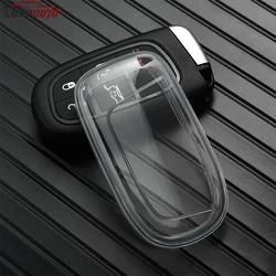 Car Key Case Cover For Dodge Challenger Journey Charger For Jeep Cherokee Compass Special Commander Renegade For Chrysler 300C