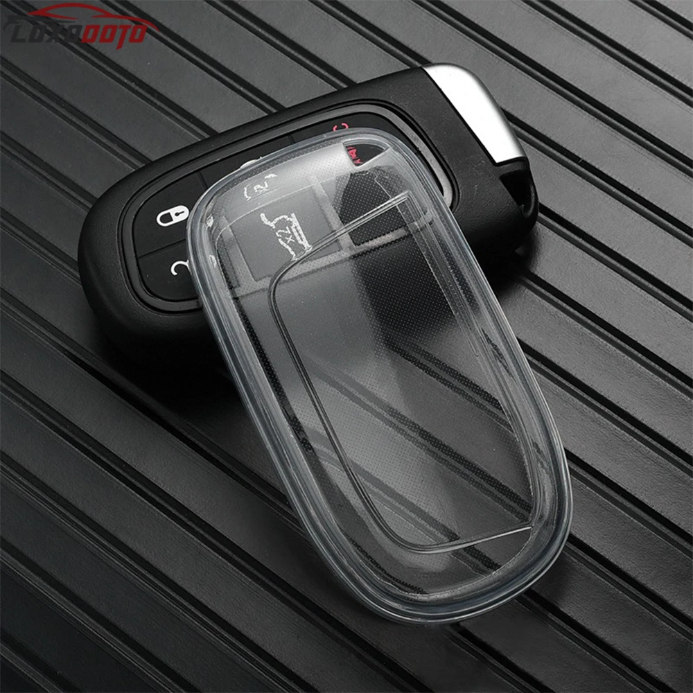 Car Key Case Cover For Dodge Challenger Journey Charger For Jeep Cherokee Compass Special Commander Renegade For Chrysler 300C