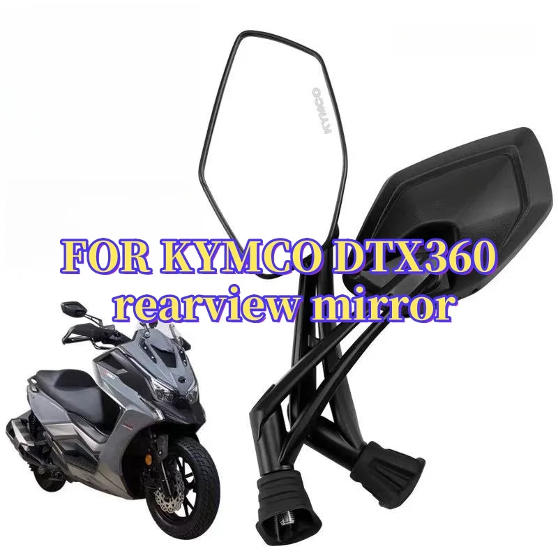 

Rétroviseur de moto pour Kymco 360DTX DTX 360, accessoires d'origine, haute qualité, marque, noir, nouveau