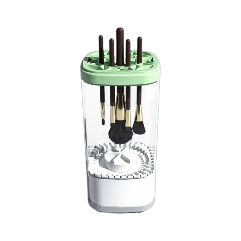 2025 هدايا عيد الحب الجديدة فرشاة ماكياج جديدة غسالة أوتوماتيكية غسالة قابلة للشحن كسول مسحوق نفخة أداة فرشاة تنظيف الجمال