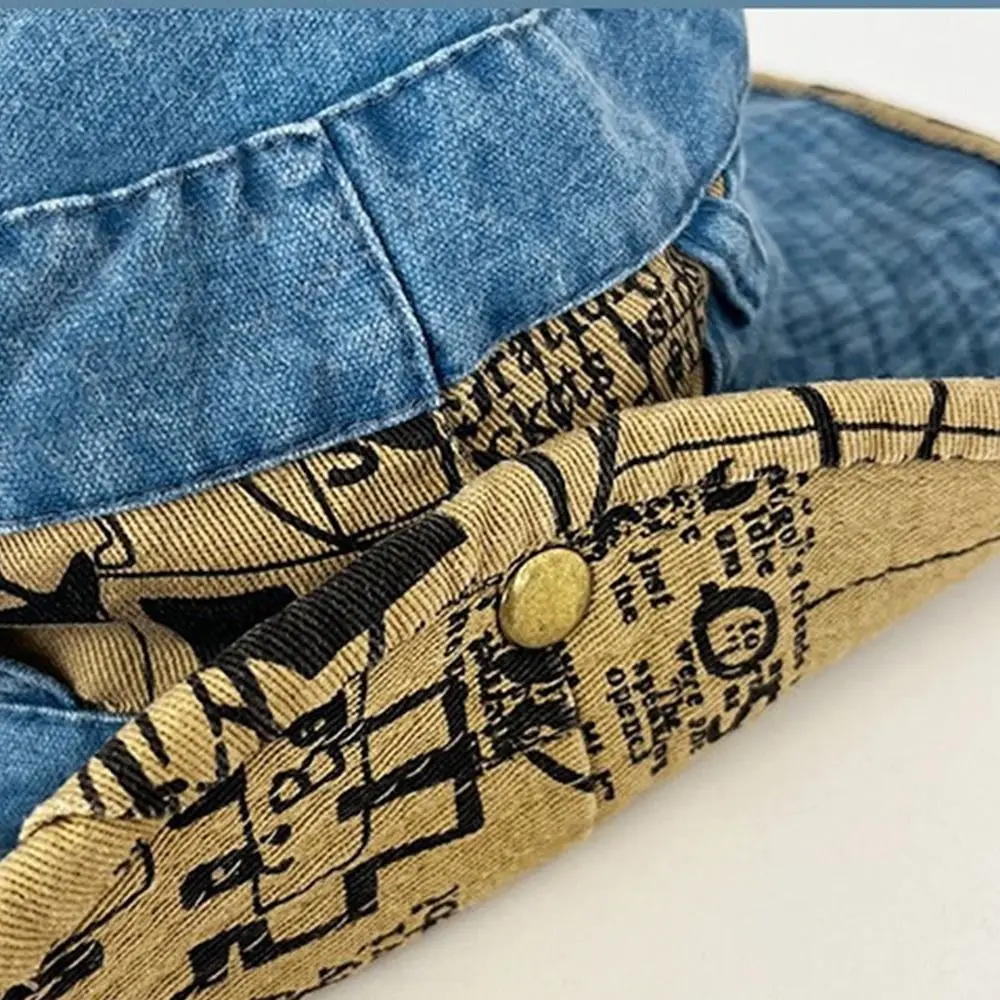 

Ковбойская панама из потертого денима с широкими полями и ветрозащитным ремешком, рыбацкая кепка, солнцезащитные альпинистские кепки для мужчин и женщин