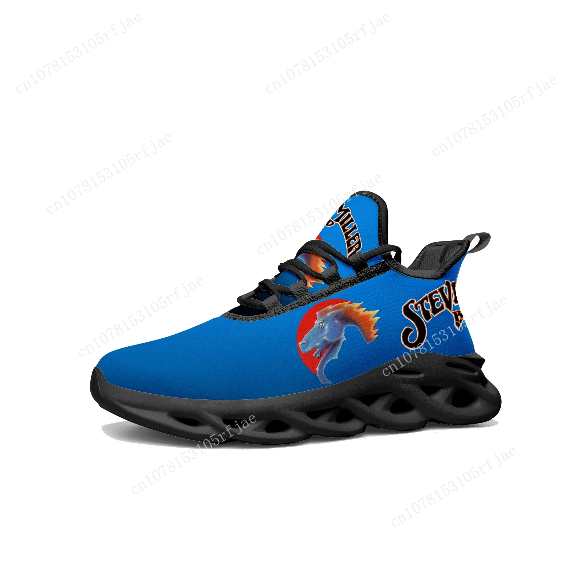 Steve Miller Rock Band Flats Sneakers Mens Womens Pop Sports Running Shoe Sneaker Lace Up Mesh Footwear Tailor-made Shoe Black