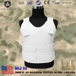 Tactical Body Armor para Autodefesa, Colete à Prova de Balas, Nível NIJ III, Ultra-confortável, ISO Lightweight, Placa Escondida, Promoção