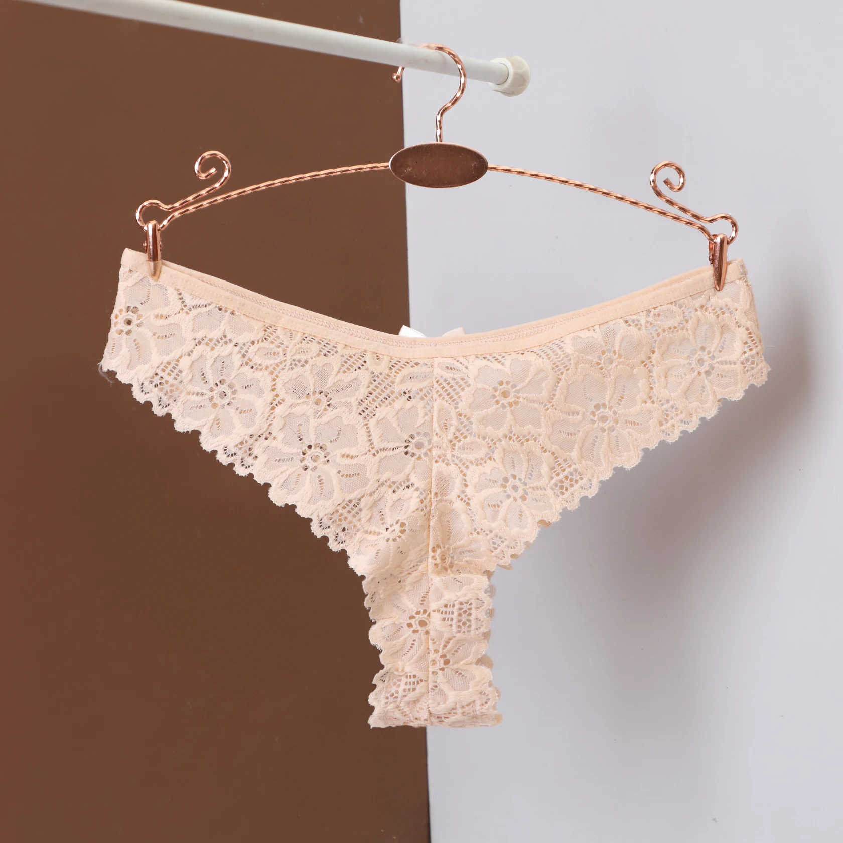 Sexy dámské krajkové spodní prádlo, prodyšné pohodlné dámské tanga, hipster kalhotky, kalhotky pro ženy - náhled 4