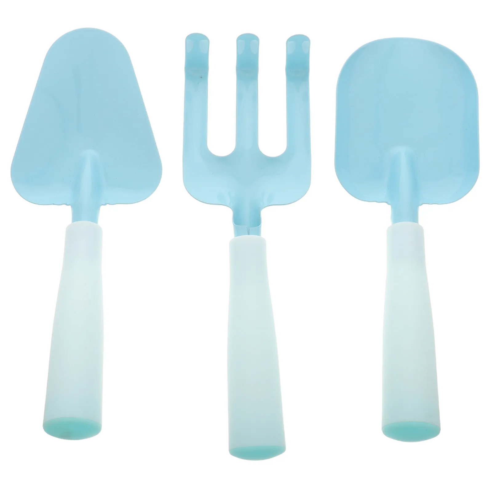 

1Set Toddler Gardening Tool Set Heavy Duty Safe Metal Kids Shovel Rake Trowel for Beach Sand Play Outdoor Digging Planting