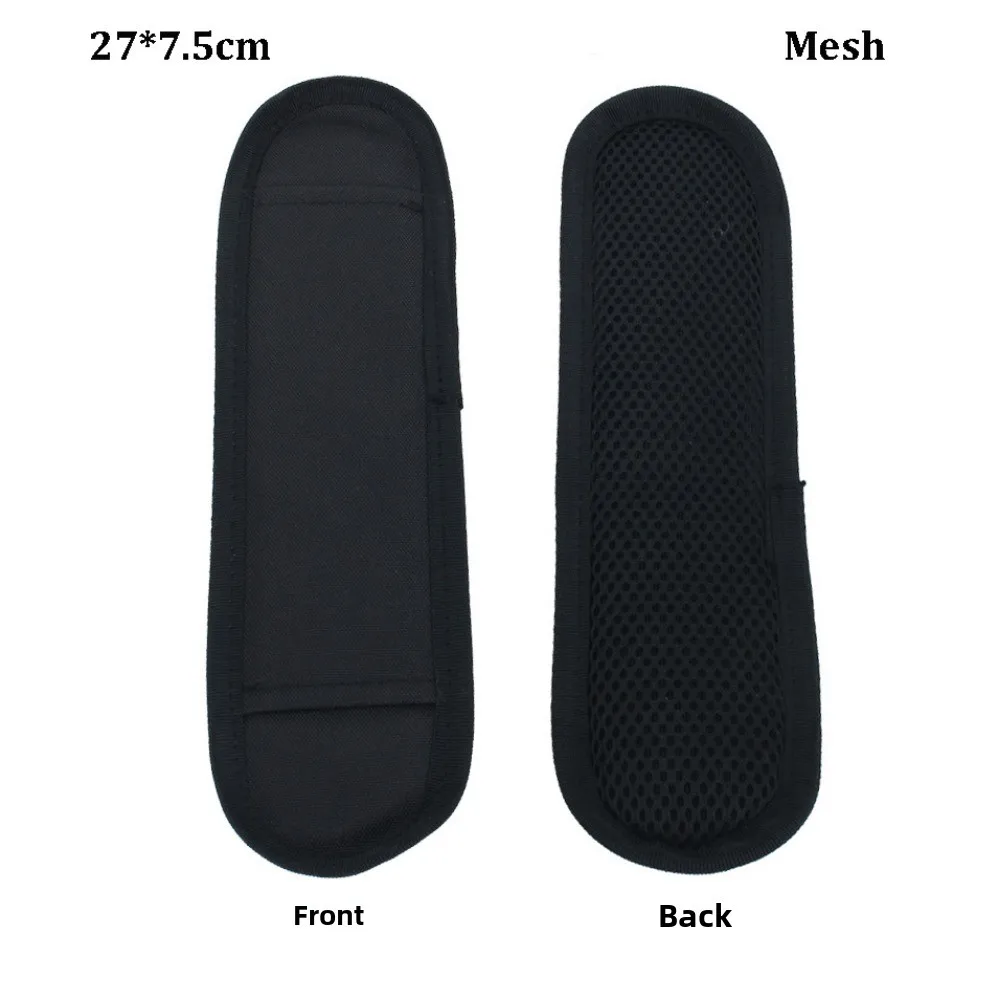 High Quality Detachable Breathable Shoulder Strap Pad Decompression Black Backpack Shoulder Bag Cushion Bags Accessories