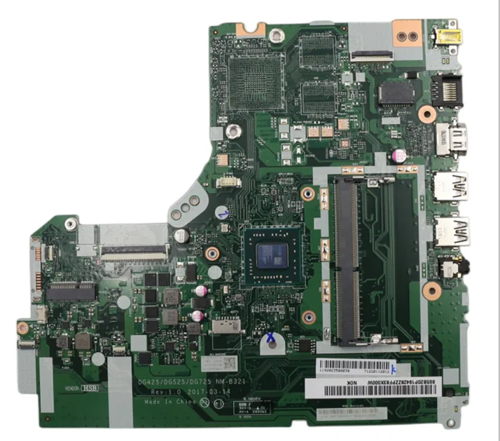 Imagem -02 - Placa-mãe Portátil para Cpu e Amd Número do Modelo Ideapad 32015ast 330-15ast Hot Dg425 Dg525 Dg725 Nm-b321