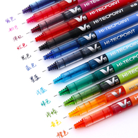 1pc Pilot V5 Color Gel Ink Pen 0.5mm HI Tecpoint Candy Writing Drawing Japanese Stationery Office School